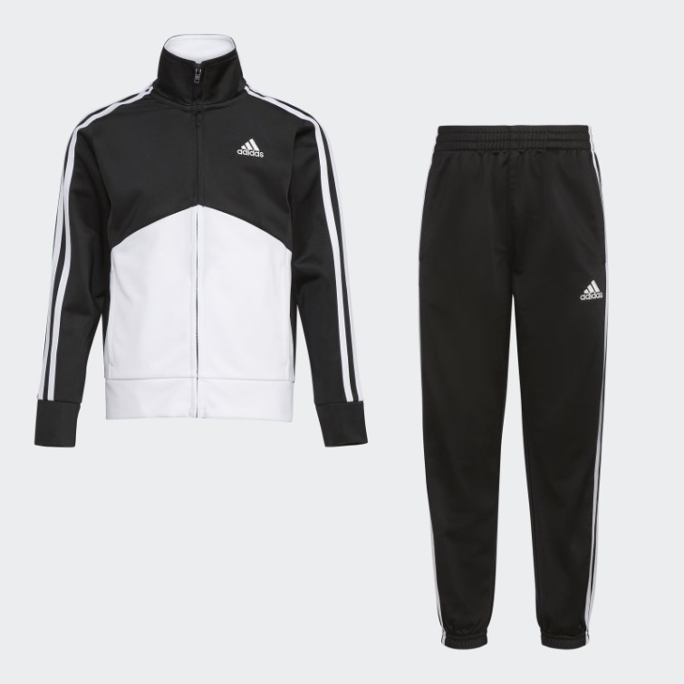 Ensemble De Survêtement En Tricot Adidas Colorblock Noir