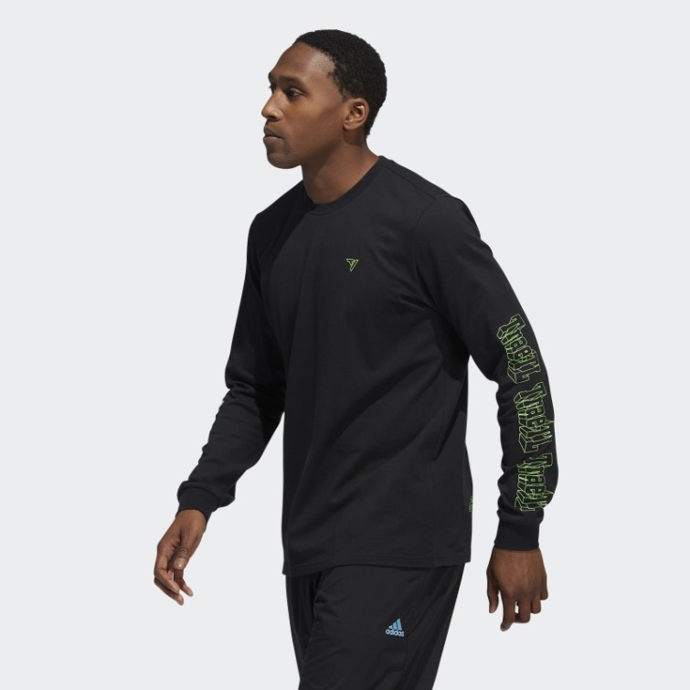 T-shirt Graphique Adidas Trae Noir Mode