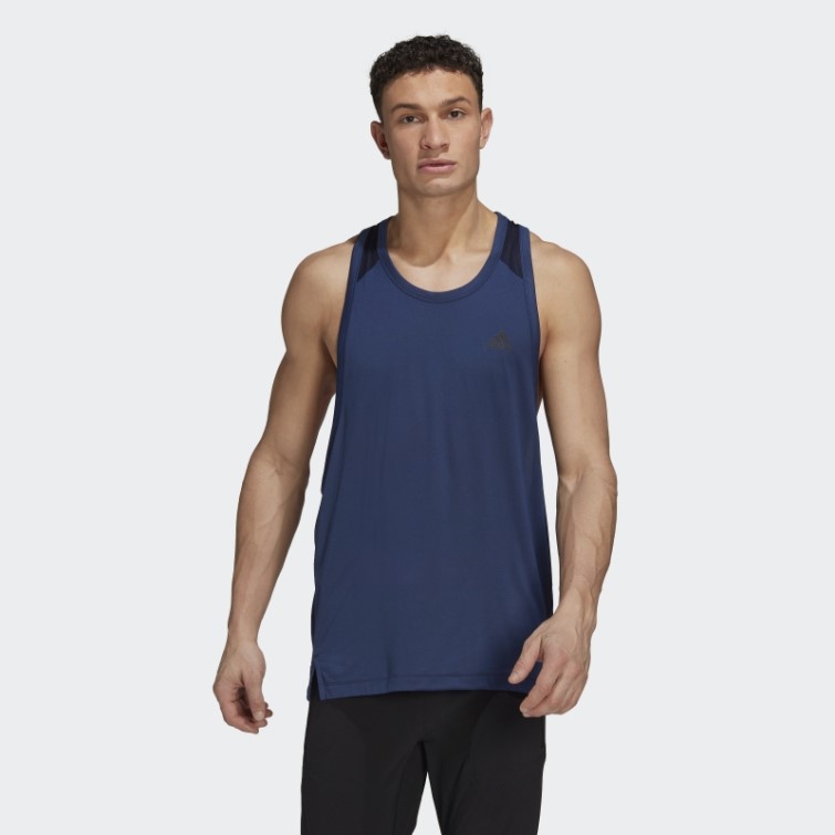 Débardeur D'entraînement Métallisé Encre Adidas