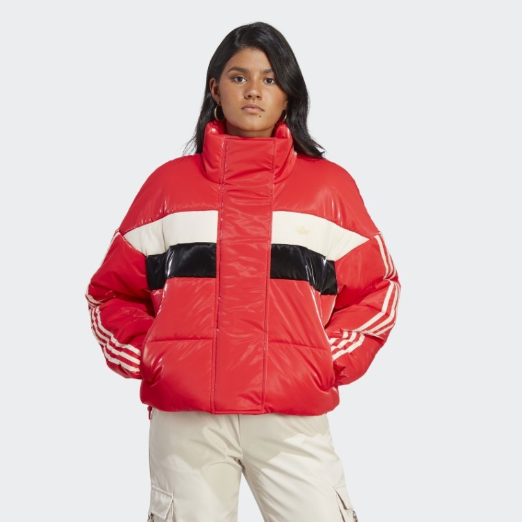 Doudoune Adidas Ski Chic Rouge Chaud