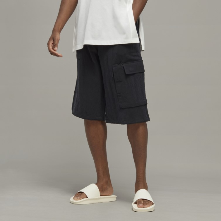 Adidas Y-3 Short Tissé Cargo Utilitaire