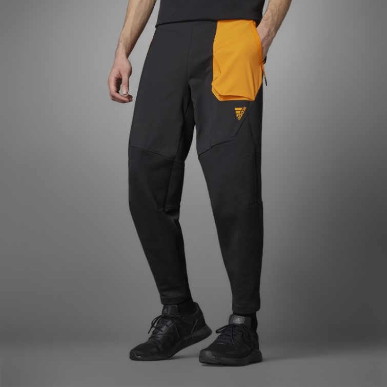 Noir/orange
