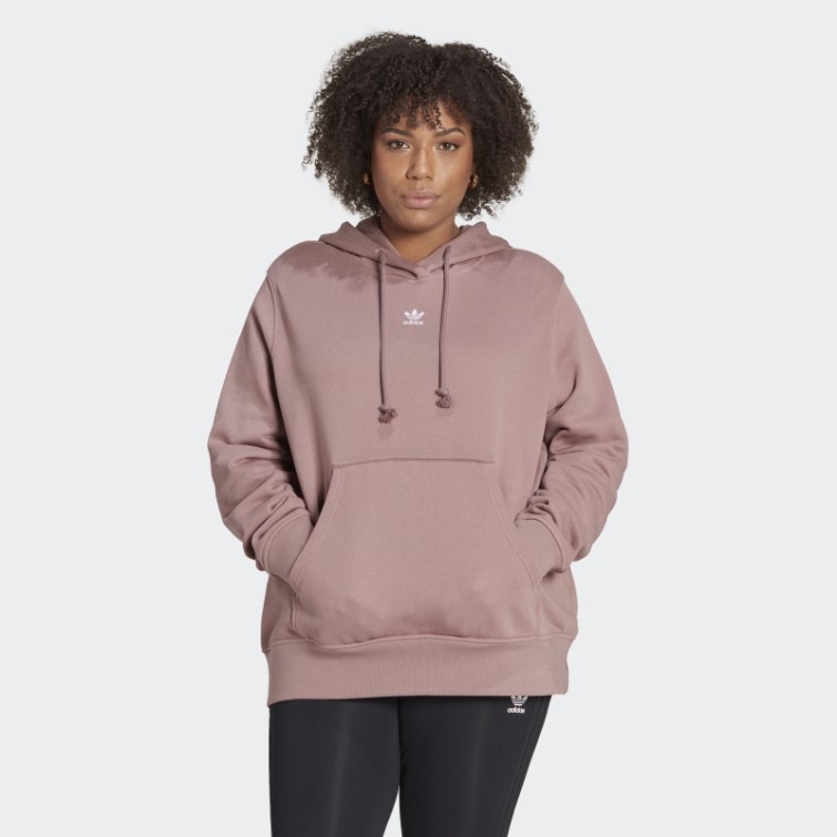 Sweat à Capuche Adidas Adicolor Essentials Violet (grande Taille)