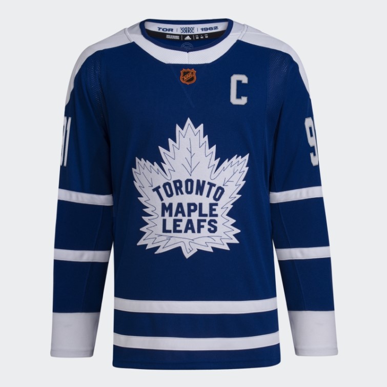Maillot Adidas Leafs Tavares Authentique Reverse Retro Wordmark Royal
