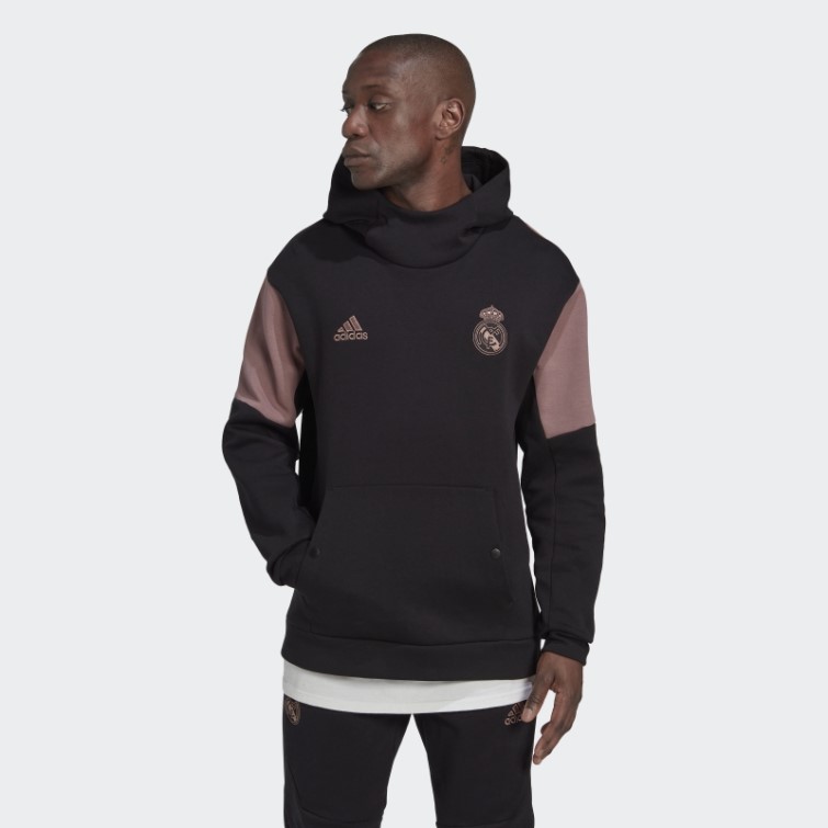 Adidas Real Madrid Sweat à Capuche De Voyage Noir