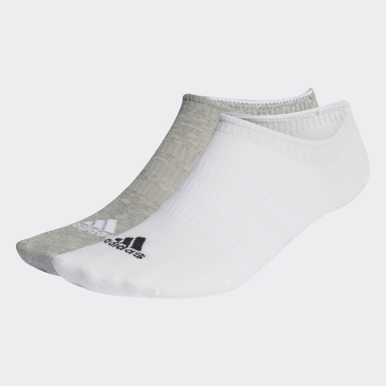 Chaussettes Invisibles Fines Et Légères Adidas Gris Moyen 3 Paires