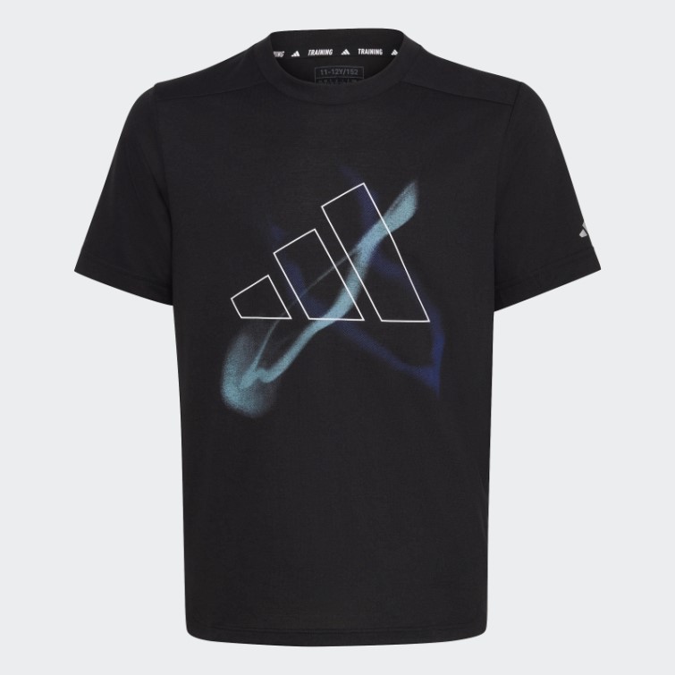 Tee Shirt Graphique Aeroready Adidas Noir