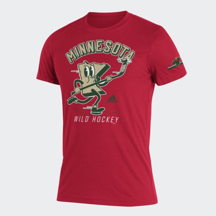 T-shirt Sauvage Adidas Mel Rouge