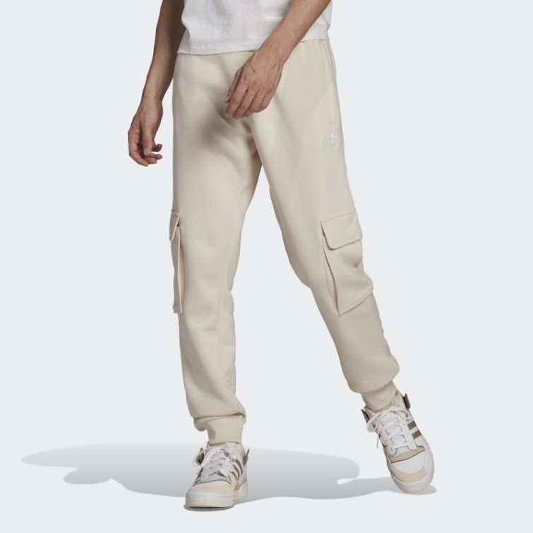 Pantalon Cargo Adicolor Essentials Trèfle Adidas Blanc