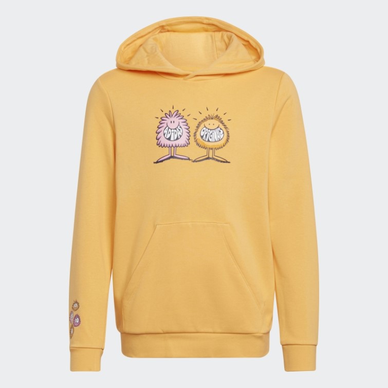 Adidas Originals X Kevin Lyons Sweat à Capuche Hazy Orange Chaud