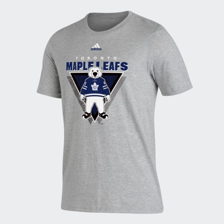 Tee Shirt Adidas Maple Leafs Gris Moyen
