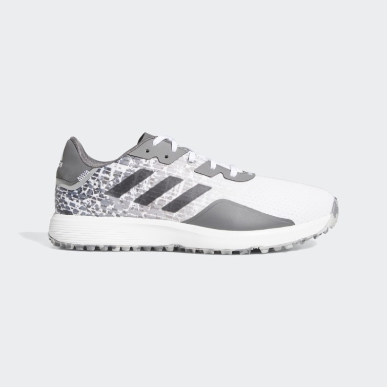 Chaussures De Golf S2g Larges Sans Crampons Blanc Adidas