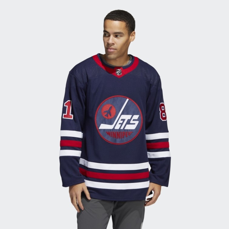 Adidas Jets Connor Troisième Maillot Authentique Bleu Marine 09 Ccm-sld