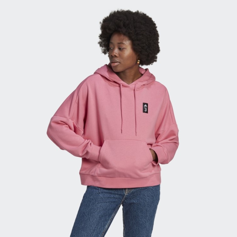 Sweat à Capuche Rose Adidas Juventus