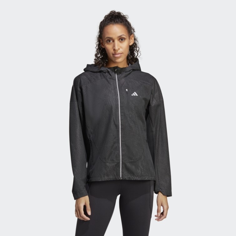 Veste De Running Adidas Adizero Noir