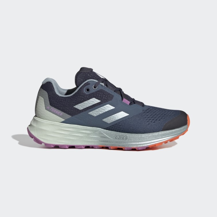 Acier Terrex Deux Flux Chaussures De Course Sur Sentier Adidas