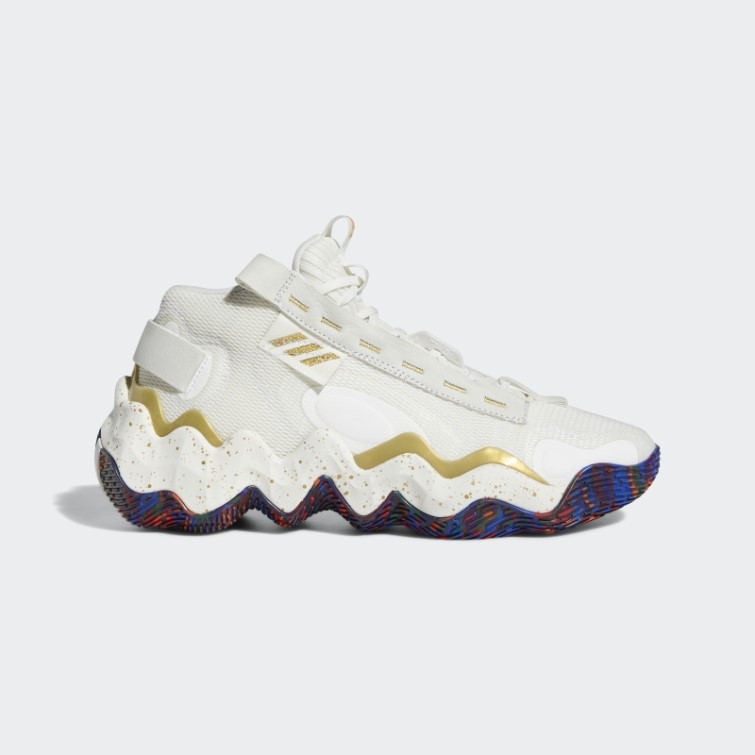 Adidas Exhibition B Mid Chaussures De Basket Blanc