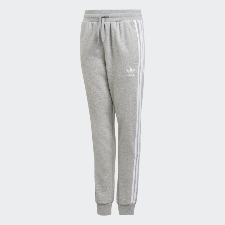 Adidas Jogging Gris Moyen à 3 Bandes