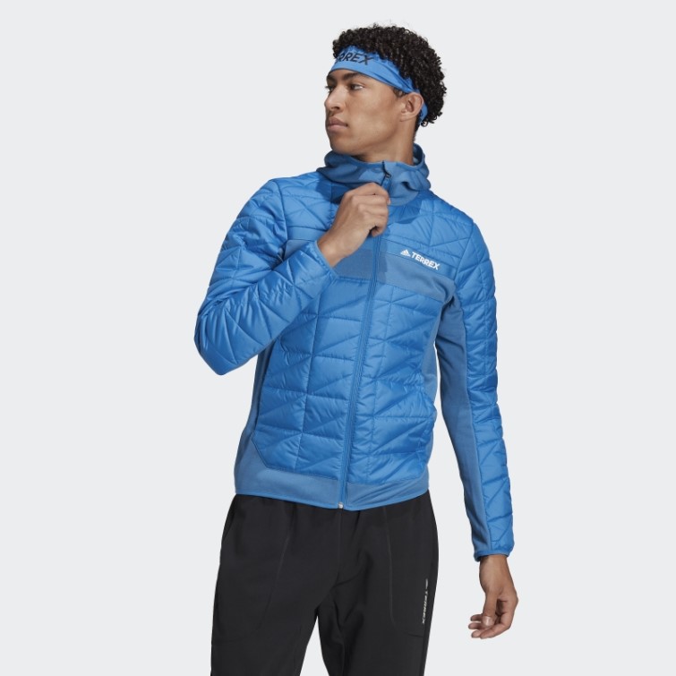 Veste Isolante Multi Hybride Terrex Bleu Choc Adidas