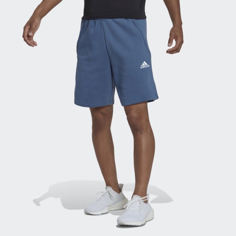 Adidas Stadium Fleece Recyclé Badge Of Sport Short Acier