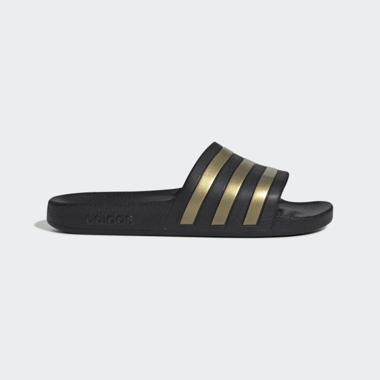 Adidas Adilette Aqua Glisse Or Métallique