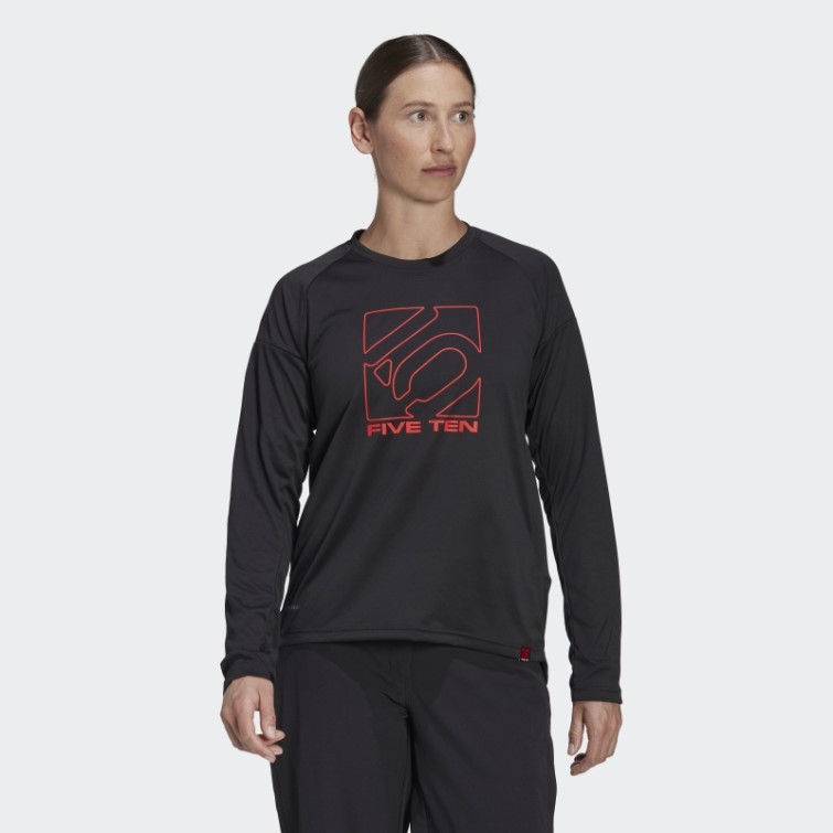 Maillot Manches Longues Adidas Five Ten Noir