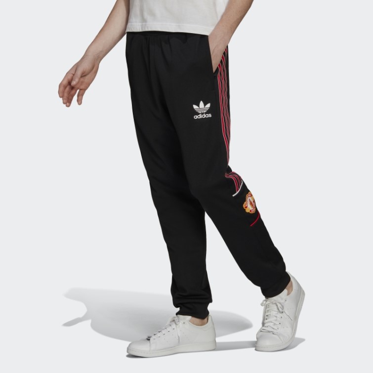 Manchester United Bas De Survêtement Noir Adidas