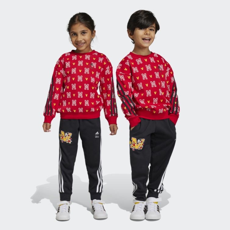 écarlate Adidas X Disney Mickey Mouse Jogger Survêtement Fashion