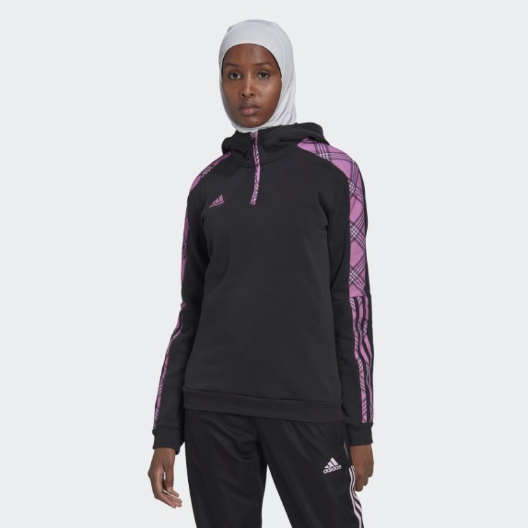 Adidas Pull à Capuche Hivernalisé Noir