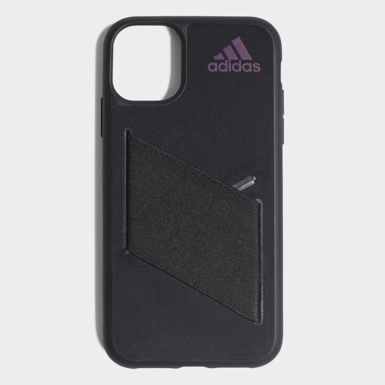 étui De Poche Moulé Iphone 2019 6.1 Pouces Adidas Noir