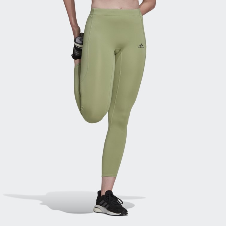 Legging Adidas Fastimpact Running 7/8 Citron Vert