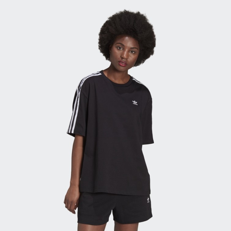Adicolor Classics T-shirt Oversize Noir Adidas