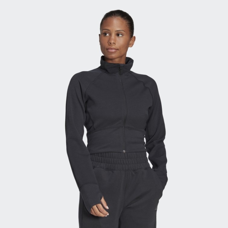 Adidas Aeroready Studio Track Top Noir