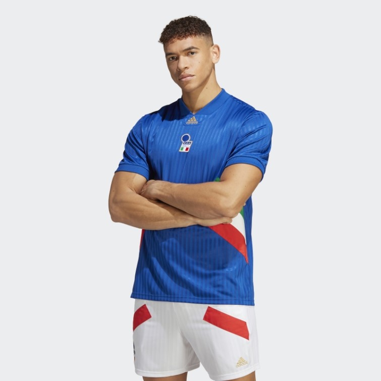 Maillot Italy Icon Bleu Royal Adidas