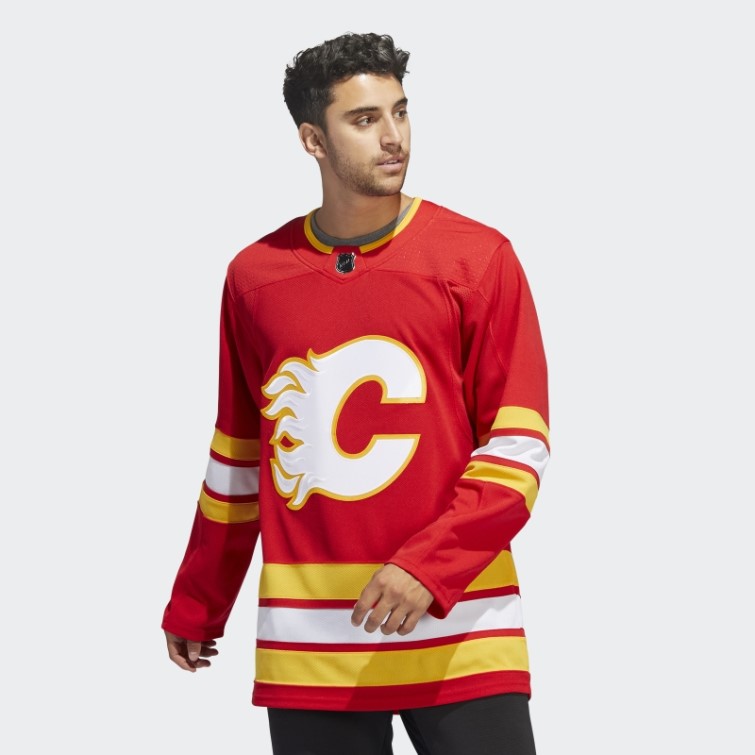 Maillot Adidas Flammes Home Authentique Rouge