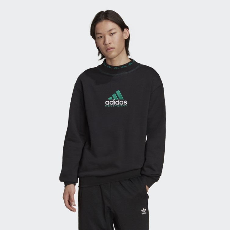 Sweat à Capuche Noir Eqt Archive Adidas