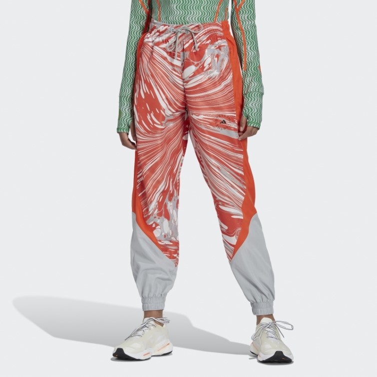 Adidas By Stella Mccartney Pantalon De Survêtement Tissé Imprimé Onix Hot