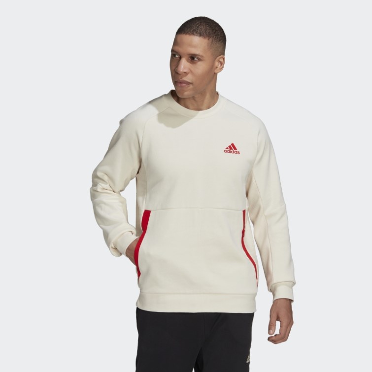 Sweatshirt Blanc Conçu Pour Gameday Crew Adidas