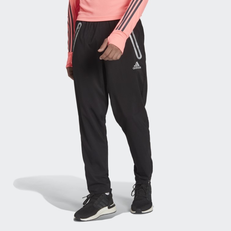 Adidas Pantalon De Jogging Réfléchissant Rapide Noir