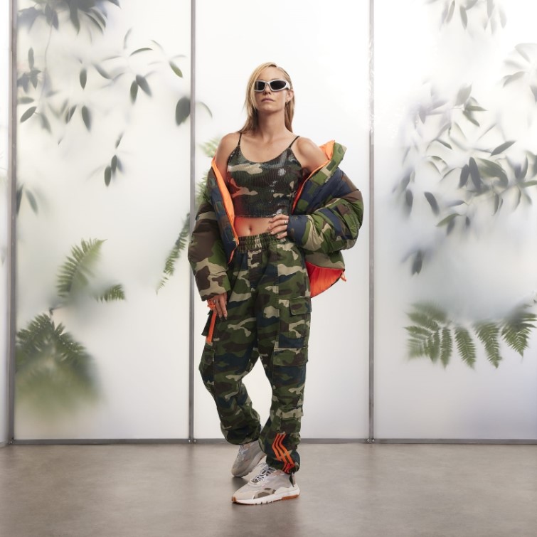 Aop Camo Pantalon Cargo En Toile (tous Genres) Adidas