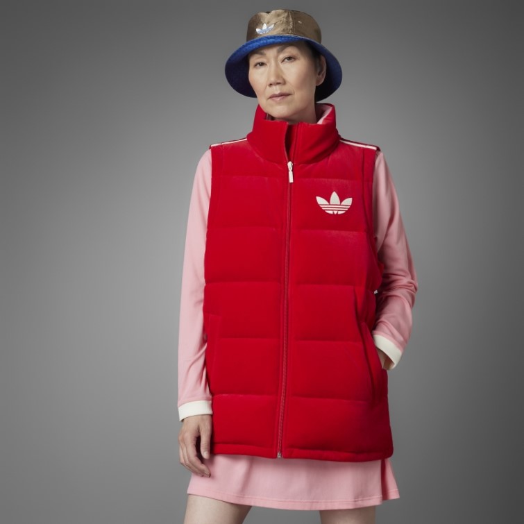 Adicolor 70s Velours Gilet Adidas écarlate