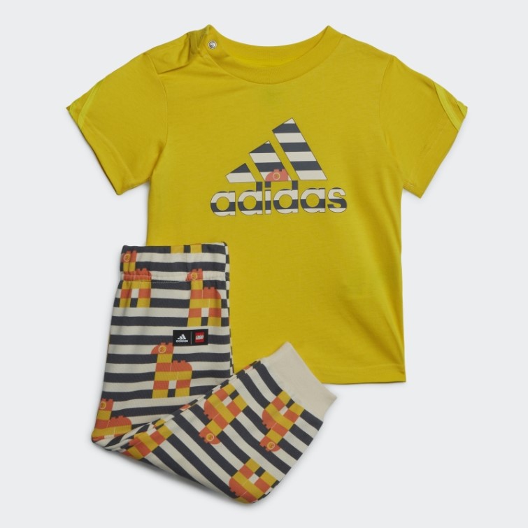 Adidas X Classic Ensemble T-shirt Et Pantalon Lego Mode Jaune