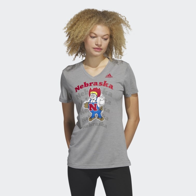 T-shirt Adidas Core Heather Cornhuskers