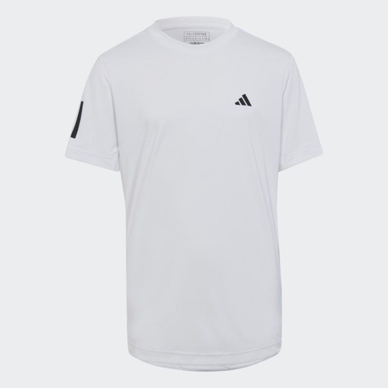 Adidas Club Tennis 3-stripes T-shirt Blanc