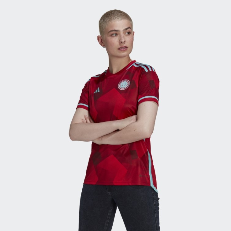 Maillot Extérieur Colombie 22 Adidas Rouge