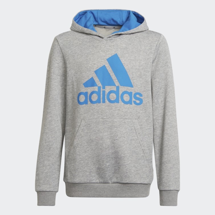 Sweat à Capuche Adidas Essentials Gris Moyen