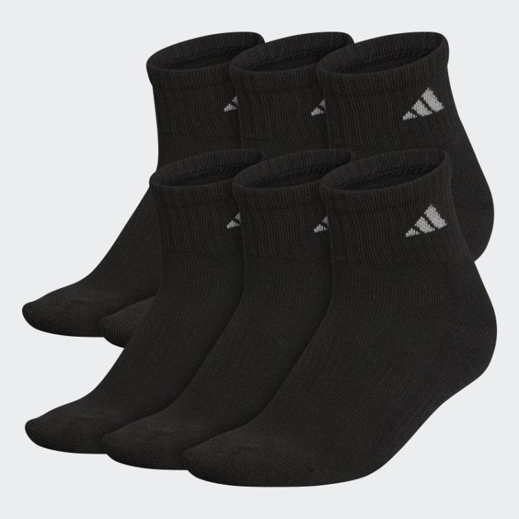 Adidas Chaussettes Athlétiques Coussinées 6 Paires Noir