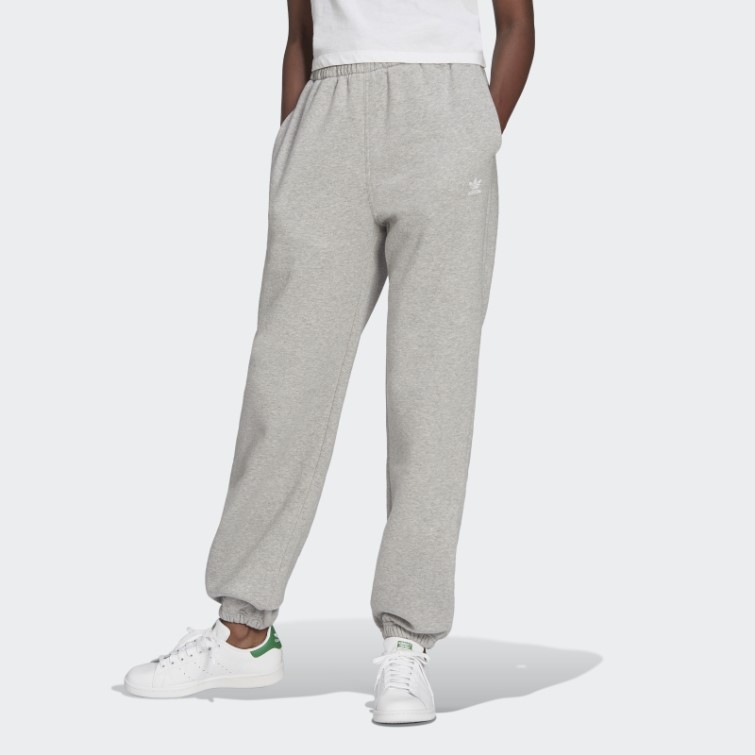 Adidas Pantalon De Jogging Polaire Adicolor Essentials Gris Moyen