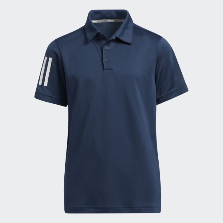 Adidas Polo 3 Bandes Bleu Marine