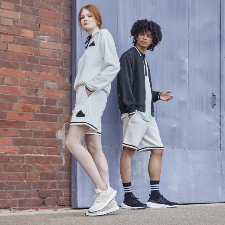 Adidas Short Blanc En Tissu éponge (non Genré)